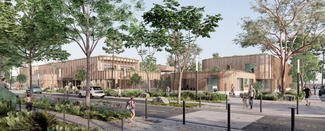 Construction du groupe scolaire – Restaurant scolaire – Pôle petite enfance – Centre socio-éducatif et PAIO à Cléon (76)