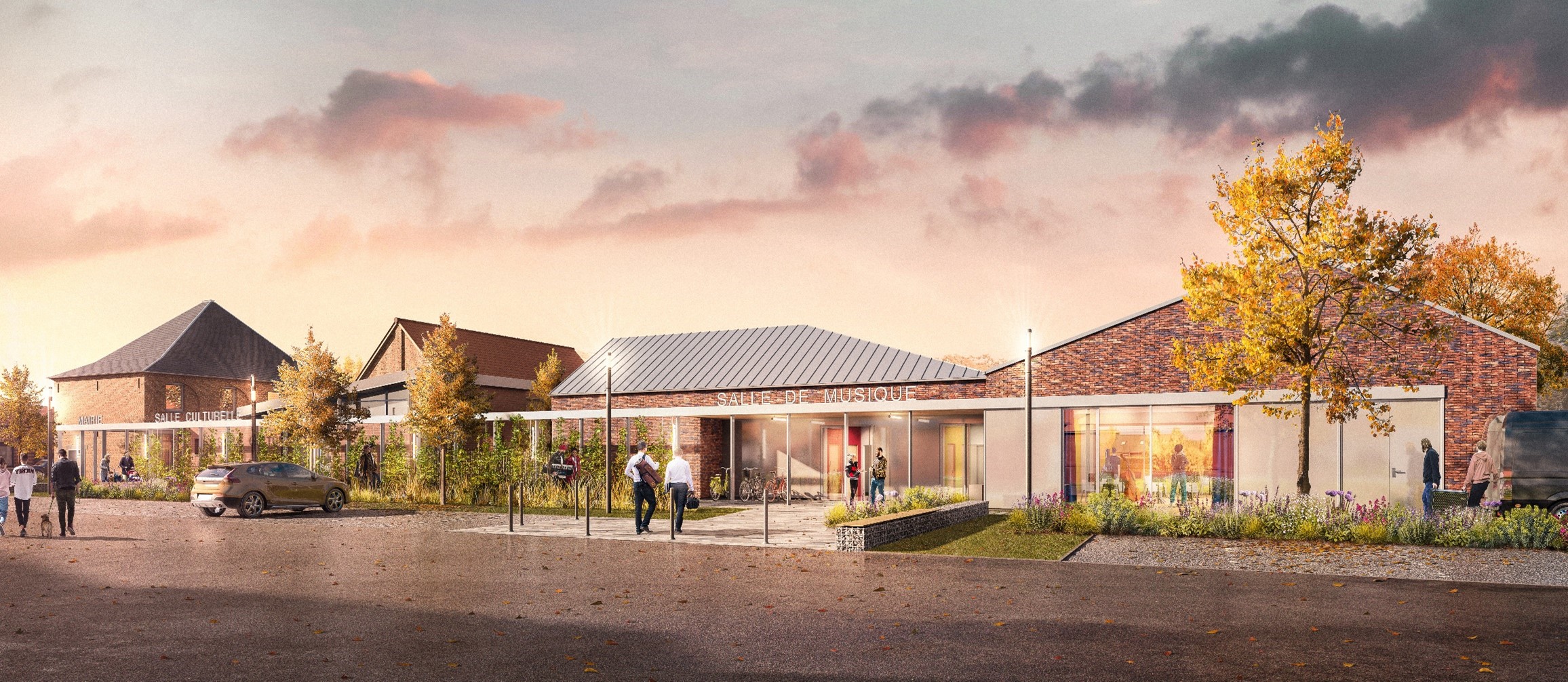 Construction d’un bâtiment dédié aux activités musicales, réhabilitation/rénovation des équipements communaux à Rosult (59)