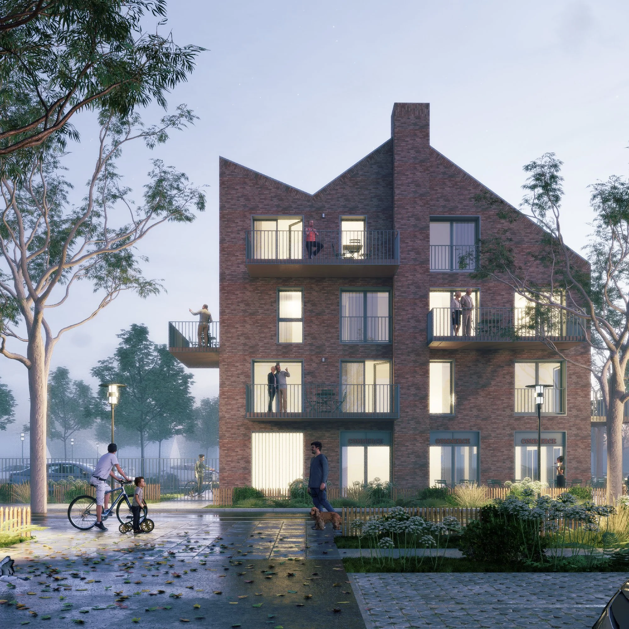 44 Logements collectifs et 4 cellules commerciales – Sailly-sur-la-Lys (62)