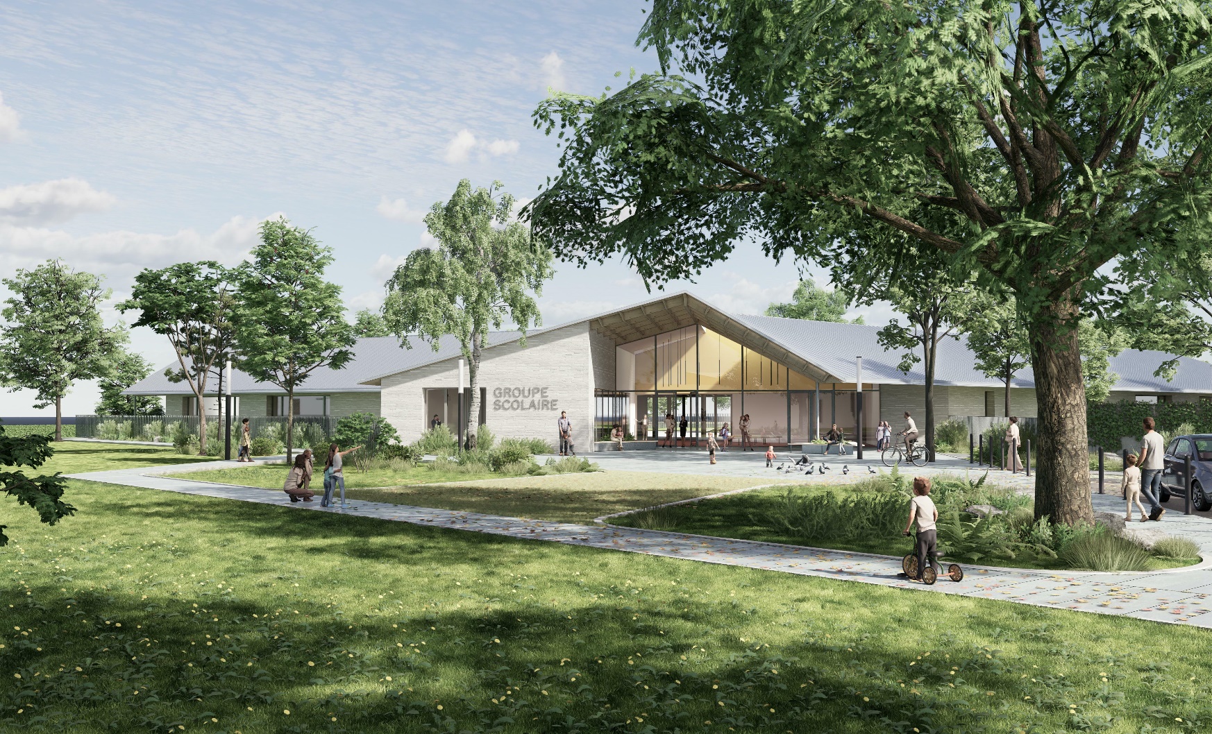 Construction du groupe scolaire de la commune – Cantin (59)